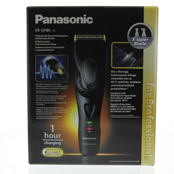 Panasonic ER-GP81-K AC/Rechargeable Professional Hair Clipper