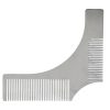 Beard Shaping Tool & Comb Metal (Grey)
