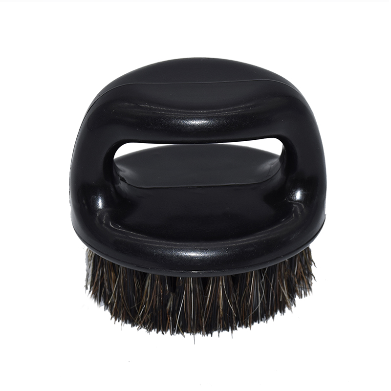 Round Handle Boar Hair Bristle Beard Brush (Black) | Red One Australia Round Handle Boar Hair Bristle Beard Brush (Black) | Red One Australia