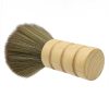 Professional Barber Neck Brush (Light Wooden Brown) - Image 3