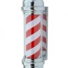 Barber Pole Chrome (Red/White) Stripes