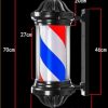 Traditional Barber Pole (Black Mounted) - Image 2