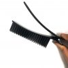 2X Pack Hairdressing Section Clamps Hair Clips With Comb Plastic (Black) - Image 2