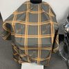 Dincer Cutting Cape Checkered Brown&Gold - Image 2
