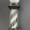 Barber Pole  Black & White 80 CM - Image 2