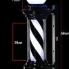 Barber Pole  Black & White 65 cm