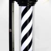 Barber Pole  Black & White 80 CM