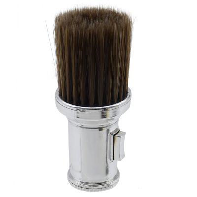 Neck Brush With Talk Powder Facility Silver