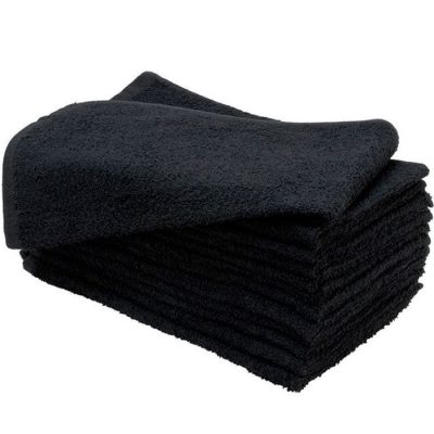 Dincer Professional  Microfiber Towels Black 10pcs