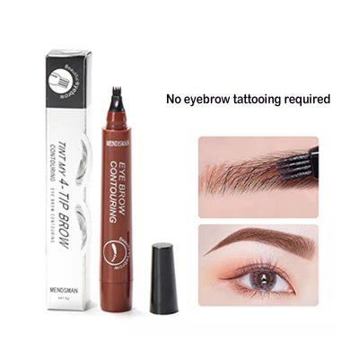 Line Up Eyebrow & Beard Pen Microblading  Liquid Waterproof - Image 2