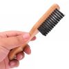 Fade Brush & Beard Brush Wood - Light Brown - Image 2