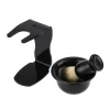 Shaving Brush Set Soap Bowl Stand Holder - Image 2