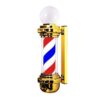 Barber Pole Gold, Blue & White - 68cm