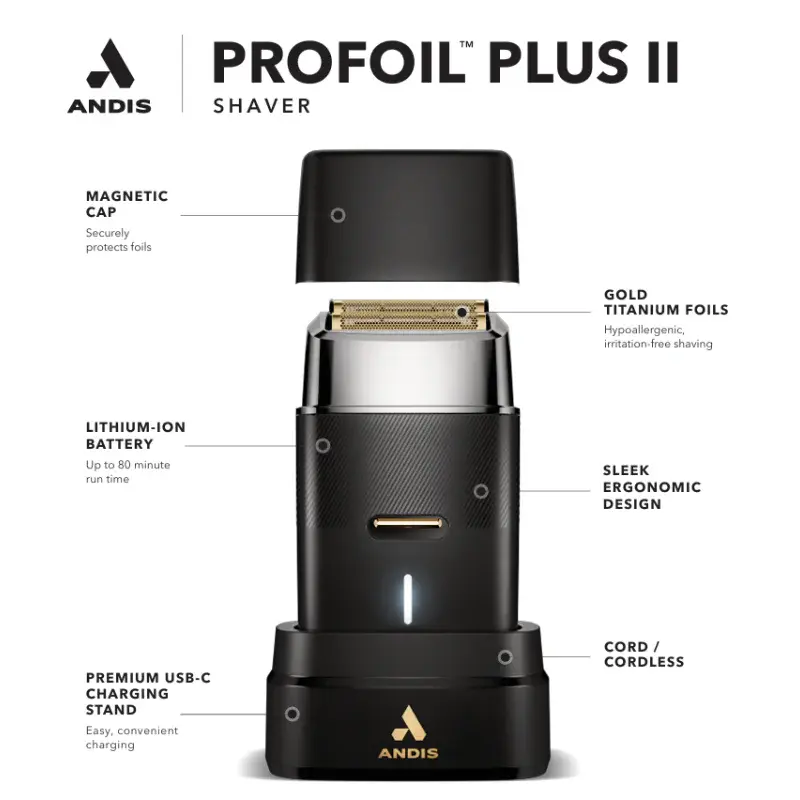 Andis Profoil Plus II Shaver - Image 2