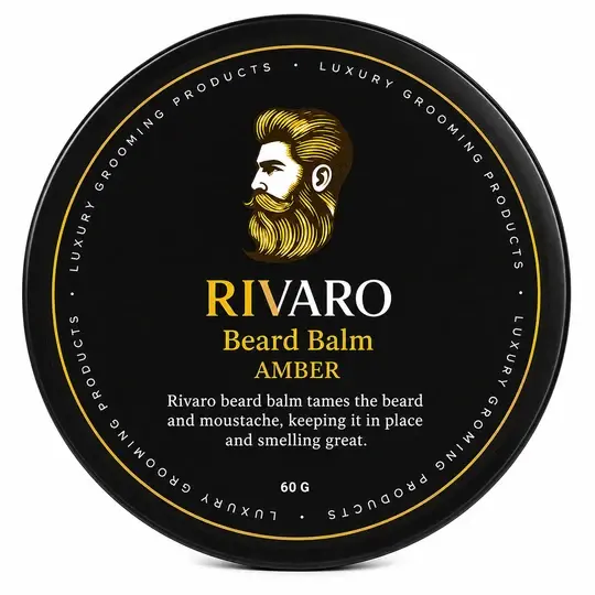 RIVARO Beard Balm 60g – Beard Styling & Balm Amber