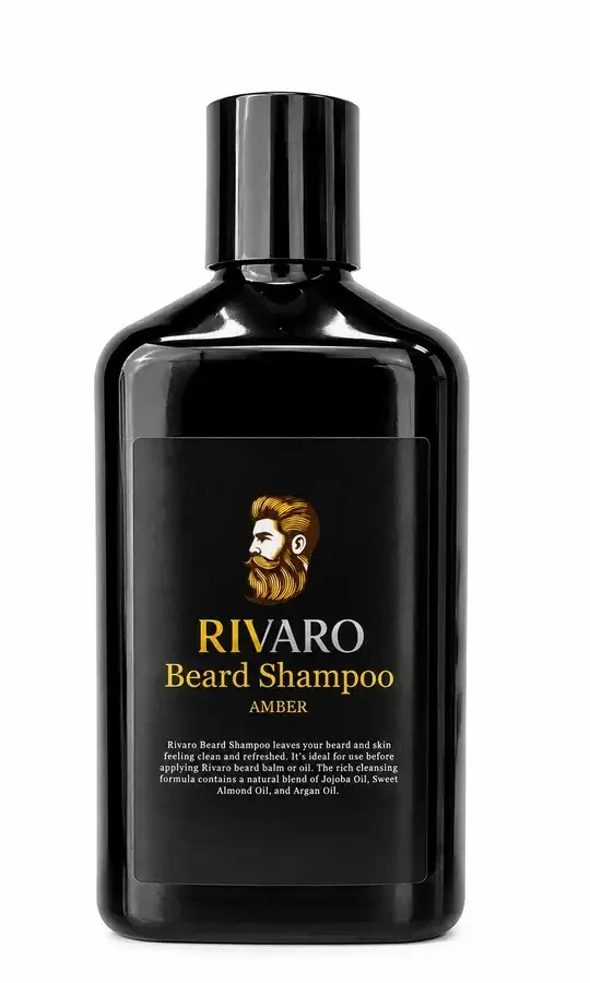RIVARO Beard Wash Shampoo 260 ml Amber