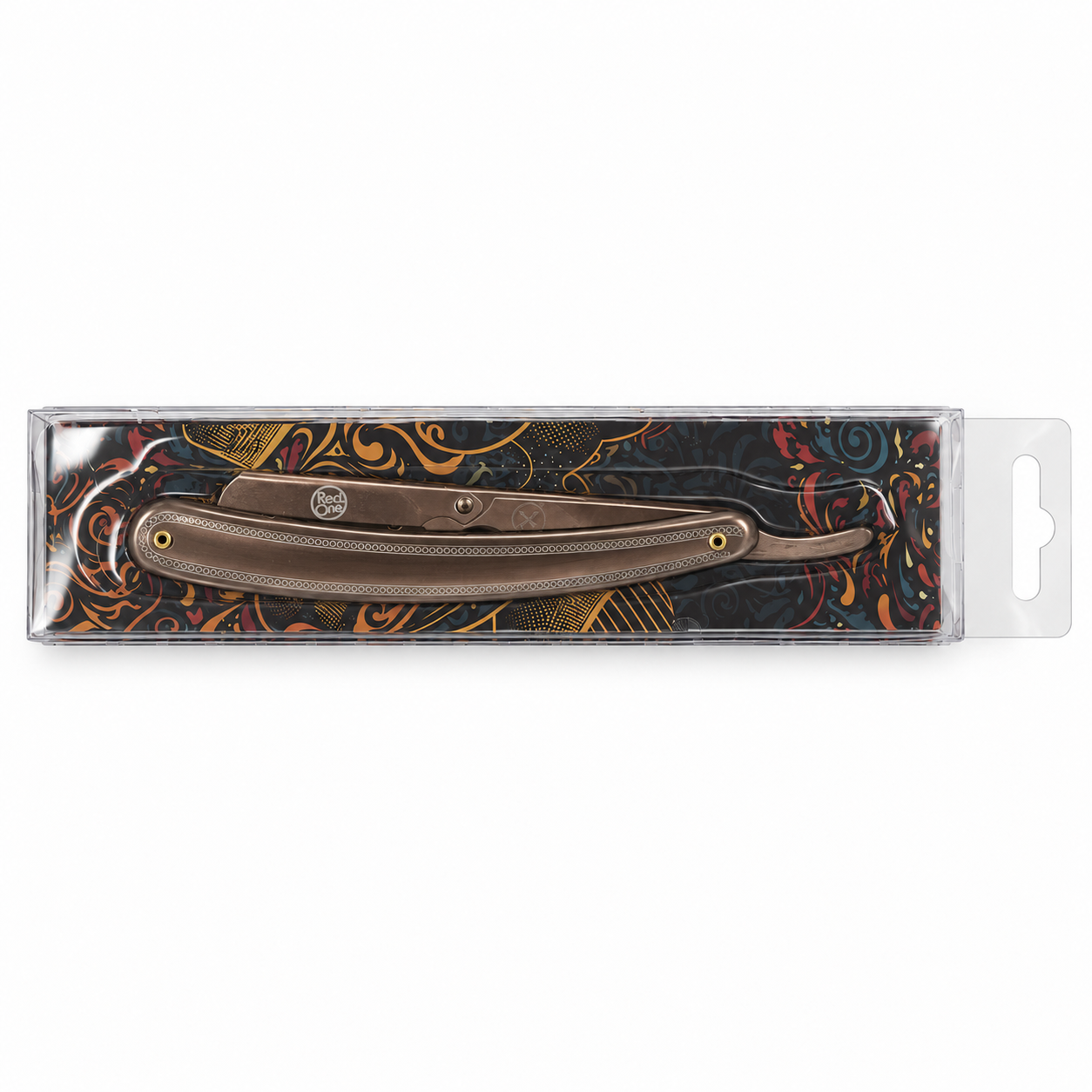 RedOne Bronze Professional Straight Razor – Steel Handle and Steel Blade - Image 2