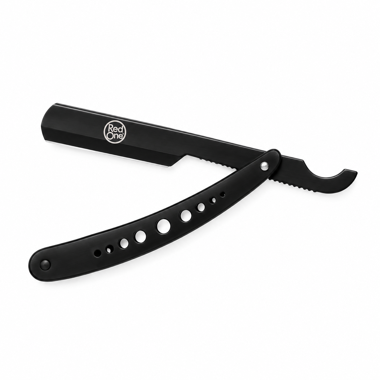 RedOne Nine Hole Style Barber Razor – Steel Blade & Black Handle