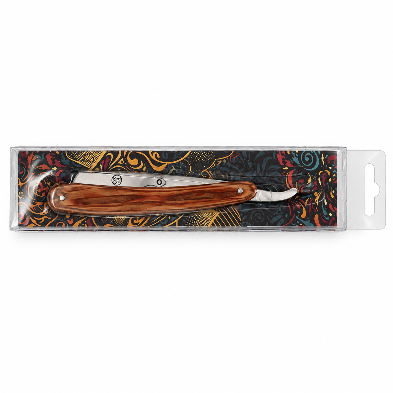 RedOne Professional Straight Razor – Polished Steel Blade with Wood Handle - Image 2